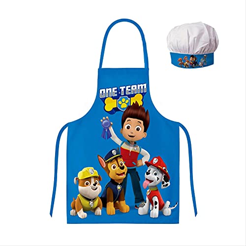 BrandMac Kids Apron - Paw Patrol - One Team (230009) Bleu, Taille unique