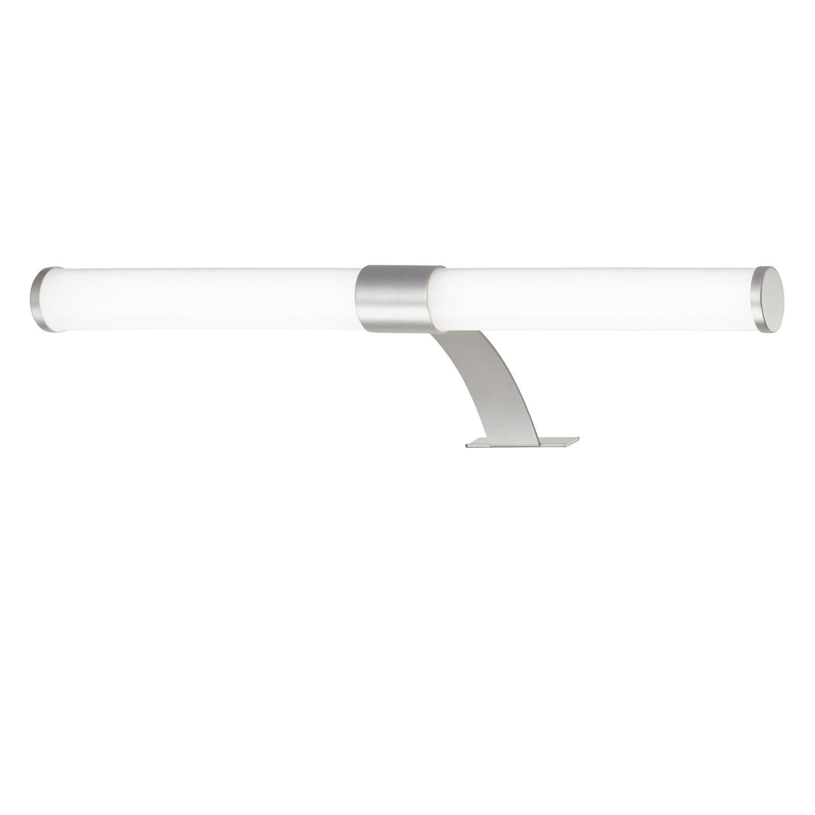BRILONER - Lampe LED pour miroir de salle de bain, montage 2 en 1, lampe d'armoire, lampe murale, IP44, couleur de lumière blanc neutre, 6W, chrome mat, 40 cm