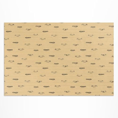 Tapis de sol vinyle 80x120 cm anti-décoloration pour rénover un balcon usé