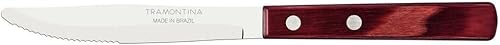 Cuchillo de Mesa Tramontina 7.9 in Poli Rojo  Apto para Lavavajillas