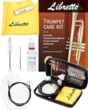 Libretto Trumpet (Cornet) All-Inclusive Cleaning Kit w/Case: Valve Oil+Slide Grease+Cleaning...