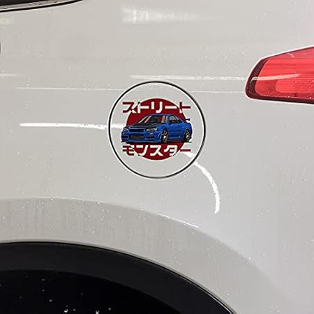 Amazon Earlfamily 13cm 車ステッカー ストリートモンスター タンクステッカー 防水 耐候 高品質pvc材質 車ドア 装飾 デカール 風防ガラス 冷蔵庫 車ドレスアップ カードア ステッカー デカール 車 バイク