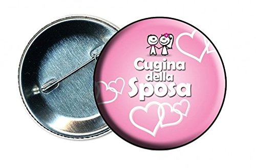 Bottoni Festa Nuziale Addio Al Nubilato Set Di 5 Spille Sposa Per Addio Al Nubilato Personalizzate Gioco - Spilla Tonda Team Sposa Spille Addio Al Nubilato