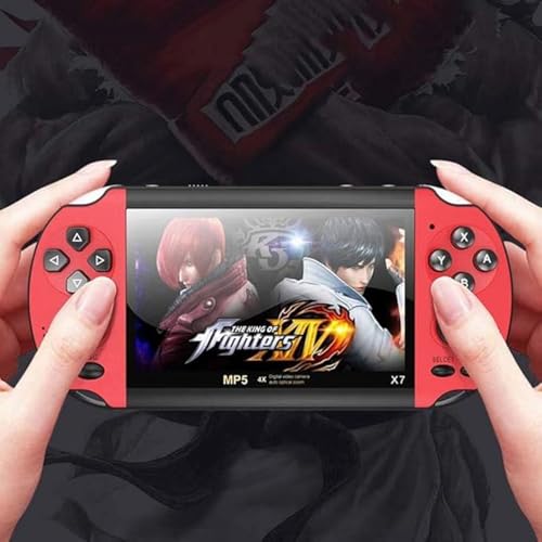 Image of POWERNRI X7 Handheld Game Console with 10000+ Built-in Retro Games, Portable PSP Style Gaming Device, 8GB Memory, MP5 Multimedia Player for Kids & Adults
