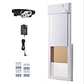 Power Pet Automatic Pet Door, Large Door Mount, Factory Refurbished by High Tech Pet, Certified, Full Warranty, Pet Operated, Auto Dead-Bolt Lock, Air-Tight, Quick, Quiet, Assembled in USA, US Service