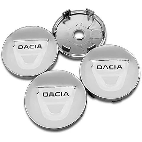 Car Wheel Center Cover Hub Caps for Dacia Duster Logan Sandero Stepway Lodgy Mcv 2 Dokker,Hubcaps Car Wheel Rim Hub Cap Badge Emblem Covers,Car Styling Accessories,60mm,4Pcs Cover