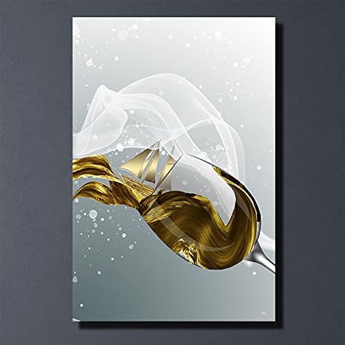 Póster abstracto salón para transformar paredes vacías sin obras pesadas 4