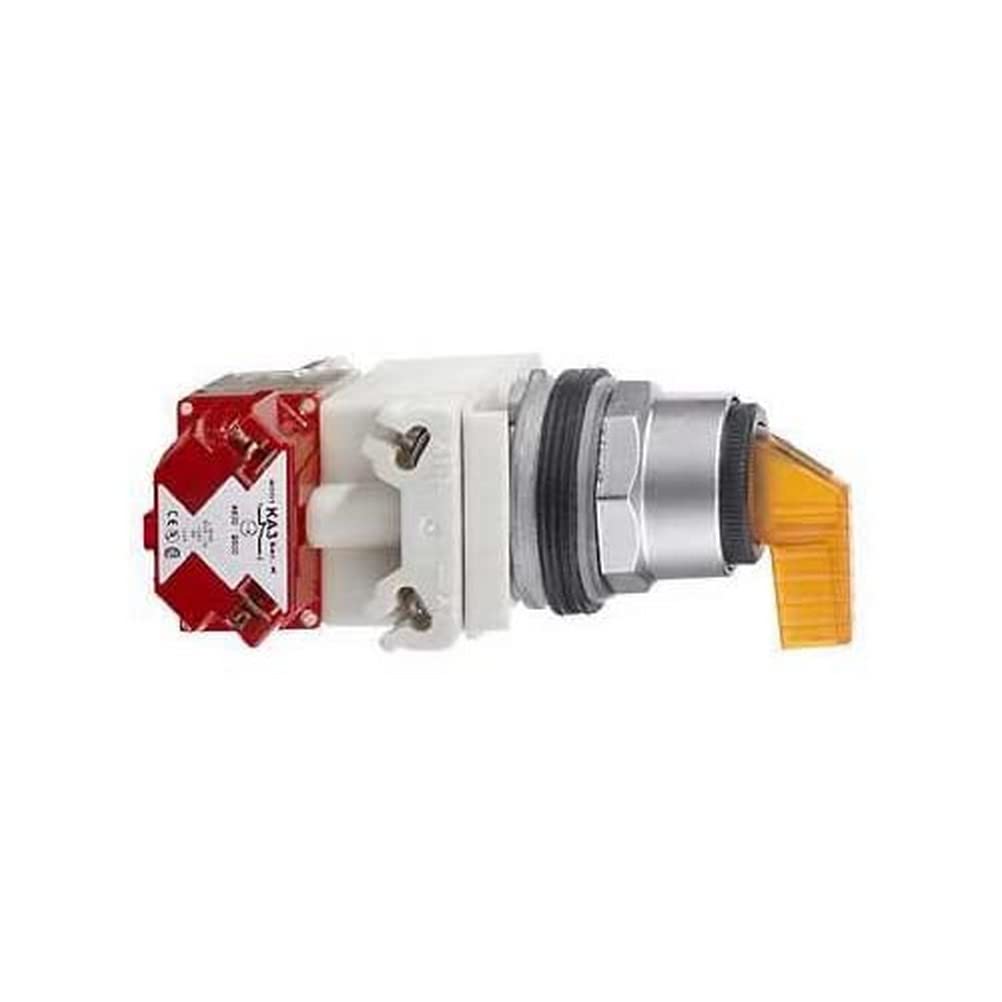 Schneider Elec Pic - MSS 49 05 - Selector Luminous LED 2 Position 24 V Ambar