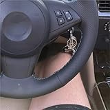 bmw 530d touring e61 2004 【Matériau】: Notre housse de volant élastique est fabriquée en cuir microfibre, qui est un cuir reconstitué de qualité, sans anneau en caoutchouc interne, la conception est plus respectueuse de l'environnement
