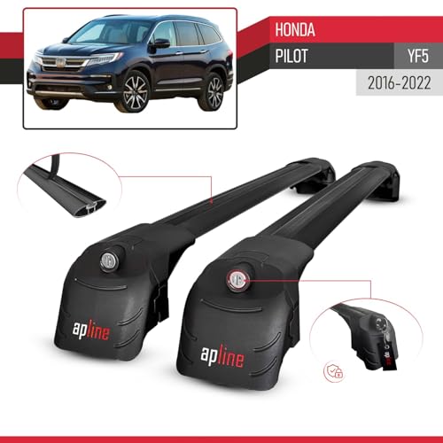 Barres de toit Honda Pilot 2016-2022 railing porte-bagages auto - 3