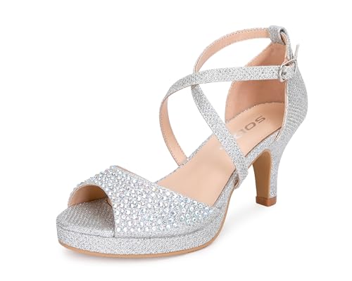 Soda Rhinestone heel sandals for Girls/kids2