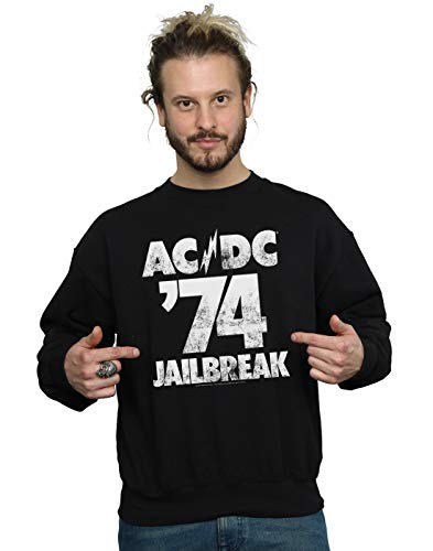 Preisvergleich Produktbild AC / DC Herren Jailbreak 74 Sweatshirt Schwarz XX-Large