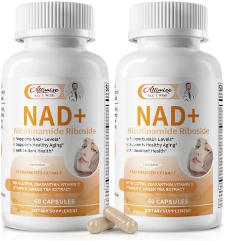 2pack NAD Supplement,Nicotinamide Riboside with CoQ10