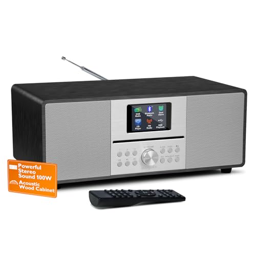 MangoKit MS4 CD Player DAB Radio Hifi System I Bluetooth I Powerful ...