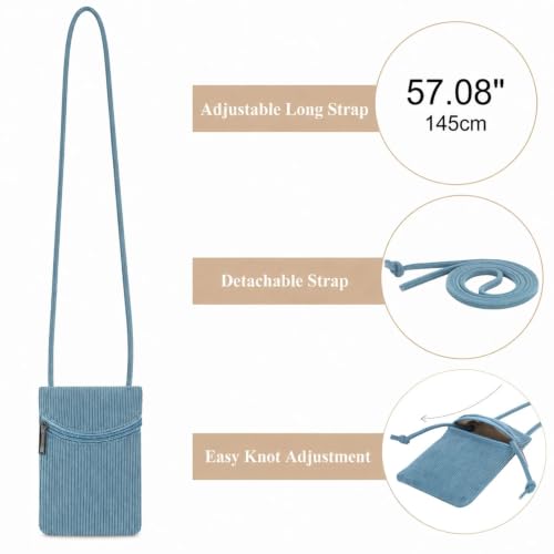 Image of Small Crossbody Women Cell Phone Purse Wallet Bag With Shoulder Strap