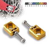 ABCERRSI Rear Axle Blocks Chain Adjuster,Electric Dirt Bike Chain Tensioner Screw for Sur Ron Segway X...