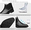 SANNAX Men Chelsea Boot Formal Business Uniform Dress Shoes Fashion Ankle Boots Slip on, Black 49, 9.5UK #2
