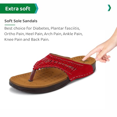 Image of ORTHO JOY doctor Slipper for women Fancy || Orthopedic Women's Slipper || Regular Wear slippers For Women