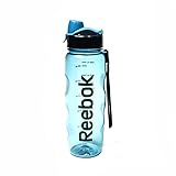 Fácil de usar Reebok Drinks Botella de Agua, Unisex, Azul, 75cl