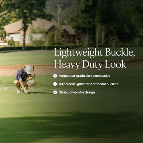 Nexbelt Aluminum Alligator Ratchet Golf Belt – For Casual Wear and Golfing - Quick Release Button – Fits up to 50" Waist4