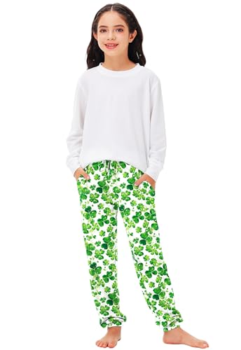 Image of Deerose 4th of July Pants American Flag Drawstring Sweatpants with Pockets 5-14 Years