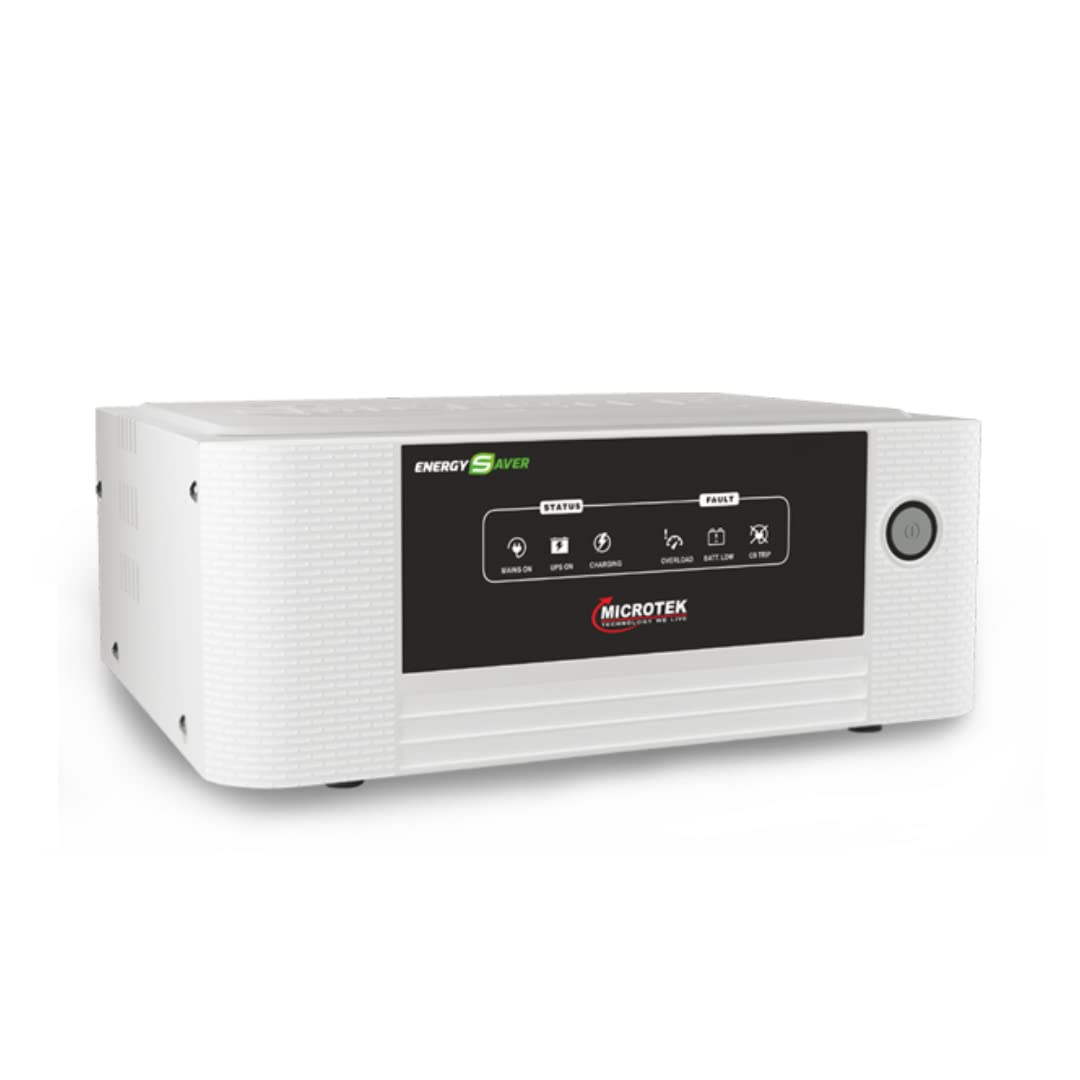 Front view of Microtek Digital UPS E2+ 925 VA Inverter showing the control panel and indicators.