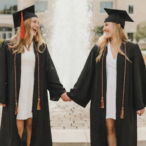 Image of GraduationMall Graduation Honor Cord 68 inch MaroonGold