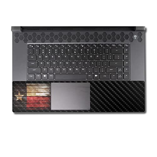 Image of MightySkins Carbon Fiber Skin Compatible With Alienware M17 R5 (2022) Full Wrap Kit - Texas Shiplap | Protective, Durable Textured Carbon Fiber Finish | Easy To Apply & Change Styles | Made in the USA