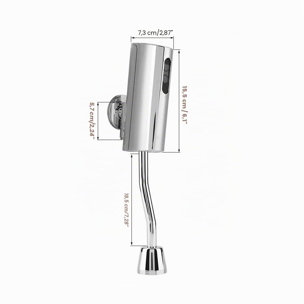 Automatischer Urinal Spülventil Sensor für die Wandmontage Intelligentes berührungsloses Urinal Spülventil für Badezimmer Wasser sparendes Auto Urinal Spülset