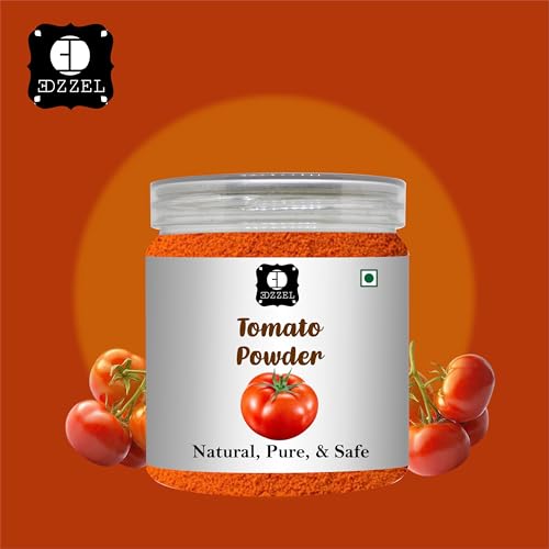 Image of EDZZEL Dried Tomato Powder Fine Ground Culinary Seasoning for Cooking, Sauces, Soups, Marinades, Dry Rubs, Baking and Snack Recipes | Versatile Pantry Ingredient