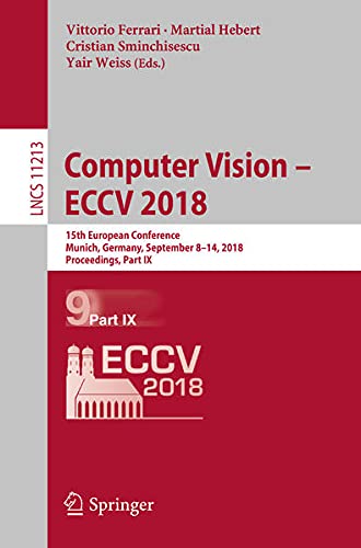 Buy Computer Vision – ECCV 2018 — BookShops.in