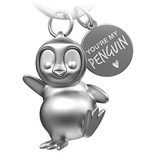 FABACH Pinguin Schlüsselanhänger Breezy - Pinguin Glücksbringer Geschenke Freundin oder Freund - Partner Geschenk Liebe Schlüsselanhänger zu Geburtstag Jahrestag - Gravur Youre my penguin