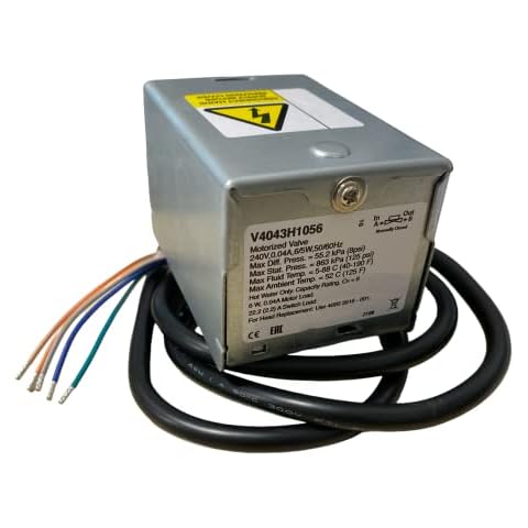 Hanicks 40003916-001 2 Port 22mm/28mm Motorised Zone Valve Actuator Head Can Replace Honeywell V4043H1056 V4043H1106 V4043C1156 V4043H1007 V4043H1080 272848 Cover