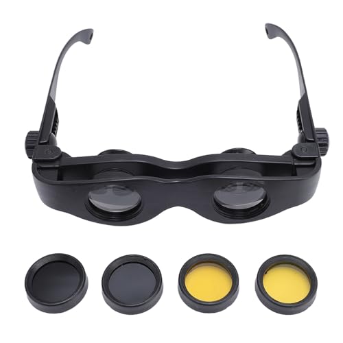 Optics Binocular Glasses, 3X Zoom Opera Glasses, Binoculars Glasses with Polarized Lens, Fishing Binoculars Tool, for Fishing Bird Watching