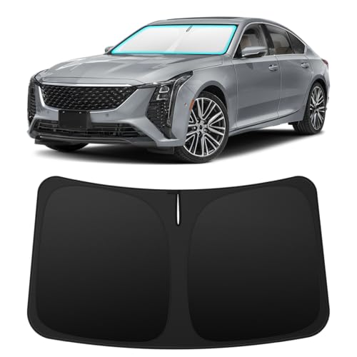Image of INSAUTO Custom Fit Windshield Sun Shade for Cadillac CT5 2020-2026