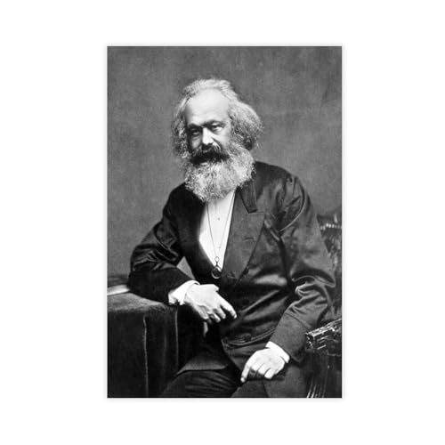 Karl Marx poster toile anti-reflet pour décorer un mur