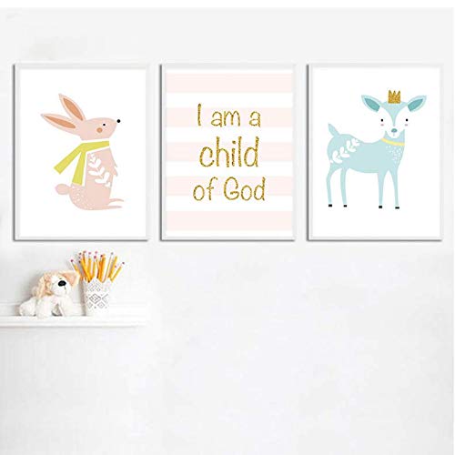 Peinture ours fusée 50x70 cm pour réveiller un mur blanc de chambre d'enfant