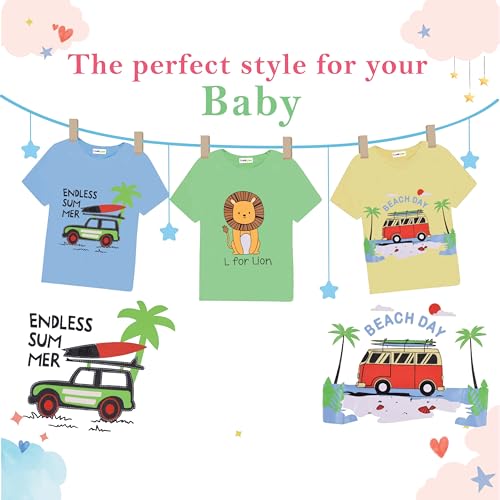 Image of Toddylon Kids T-Shirt Combo Half Sleeve Tshirt Summer Tops Tshirts Boys & Girls Regular Fit T-Shirts Boys Half Sleeves Cotton T-Shirt Summer T Shirt for Boys & Girls Pack