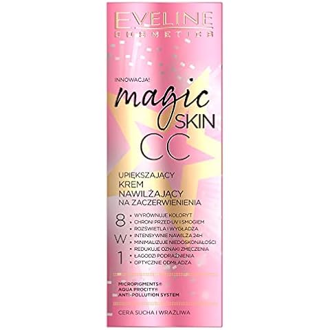 Eveline Cosmetics Magic Skin CC Moisturising Cream Anti-Redness 8in1 50ml Cover