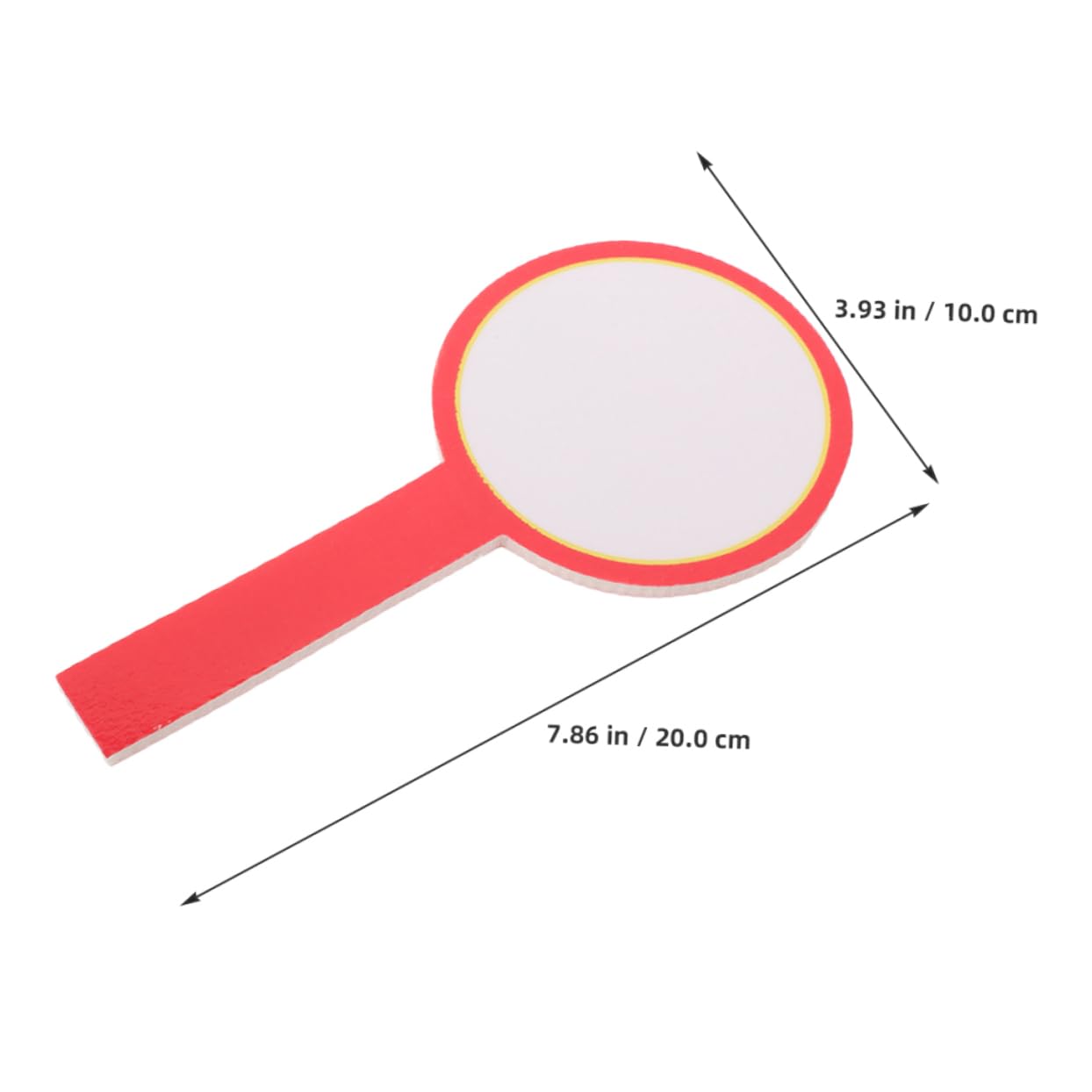 VICASKY 4pcs Handheld Double-Sided Erasable Scoreboard Reusable Blank for Sports Judges Visibility for Competitions Comfortable Grip for Instant Score Updates for Classroom Activities