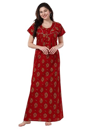 Image of AV2 Women's Polyester Maxi Maternity Feeding Nighty