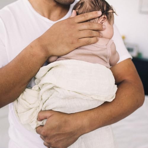 Image of Little Unicorn Muslin Swaddle Blanket for Newborns & Infants | Soft & Breathable Fabric | Set of 3 Baby Blankets for Swaddling, Nursing, Shower Gifts (Fern 2)