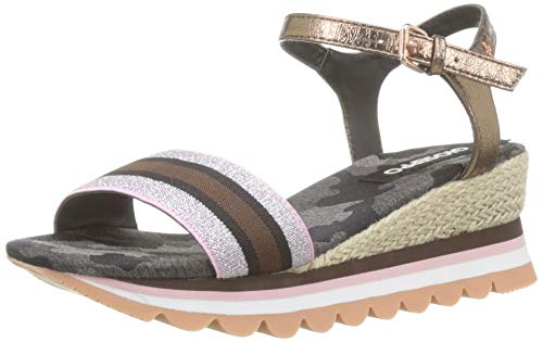Gioseppo 48910, Sandalias con Plataforma para Mujer, Multicolor (Camuflaje 000), 39 EU