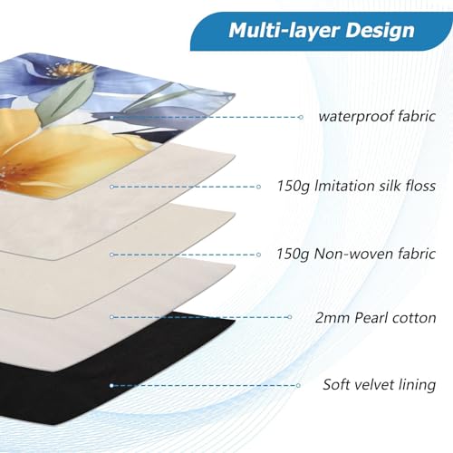Funda para portátil 13-14 pulgadas con diseño acuarela miniatura 4
