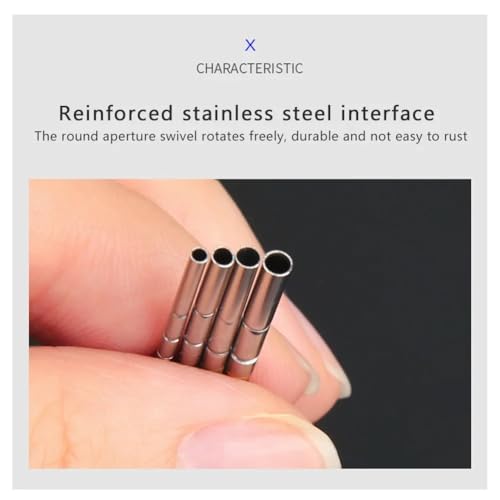 Anillos Rotativos para Punta de Caña de Pescar 20 Piezas miniatura 6