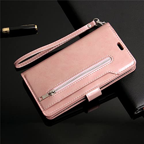 Étui en cuir Samsung S20 FE rose gold avec fentes cartes - Housse portefeuille à rabat
