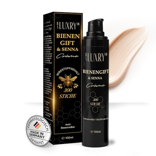 BS Luxry Bienengiftsalbe 300 Stiche 100 ml | Hochkonzentrierte Aktiv- & Tiefenentspannung | Mit Eukalyptus | Für Muskeln & Gelenke | Rücken Nacken Schulter Knie & Beine