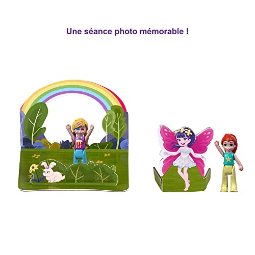 Polly Pocket Coffret Popcorn Surprises Mini cinéma Mini Figurines Polly et Lila et Plus de 15 Accessoires Jouet pour Enfant édition 2021 GVC96 - vue 3