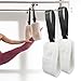 FytStycale 2 Pieces Pilates Reformer Straps Pilates Equipment Accessories Foot and Hand Straps Resistance Bands for Gym