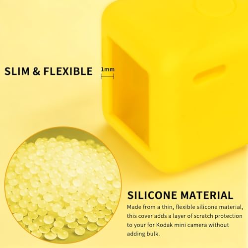 Funda de silicona para cámara Kodak CHARMERA llave miniatura 6